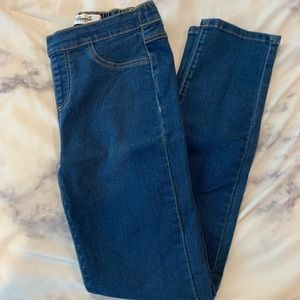 Girls dark blue jeans